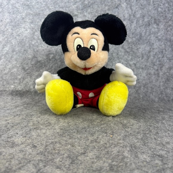 Disney Other - Mickey Mouse‎ Plush Disneyland Walt Disney World Parks Vintage 8" Stuffed